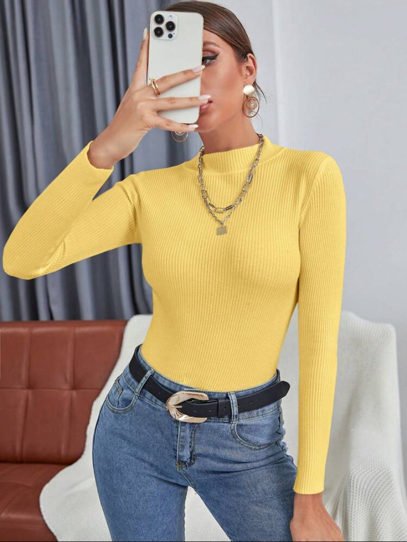 Long sleeve basic top