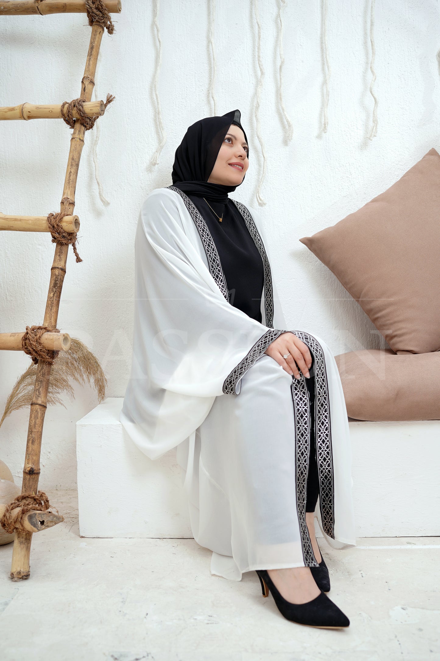 Islamic Decor Chiffon Kaftan