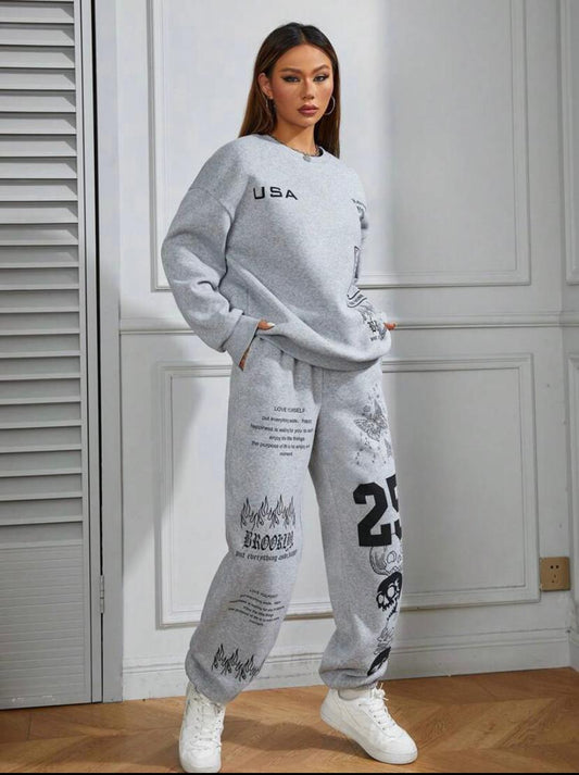 Skull Suit Light Gray