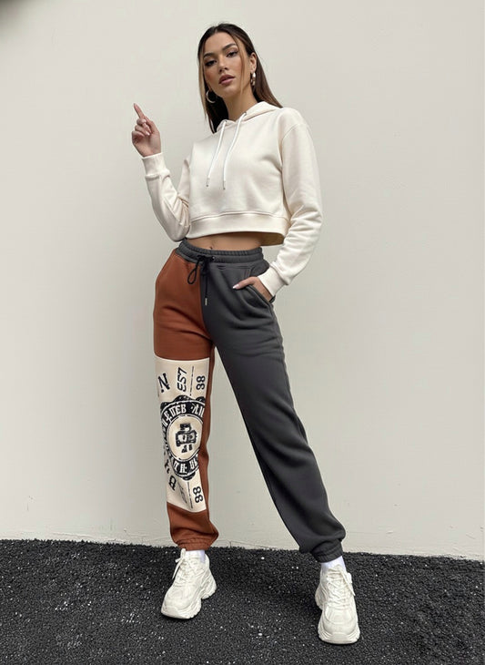 Block Color Sweatpants