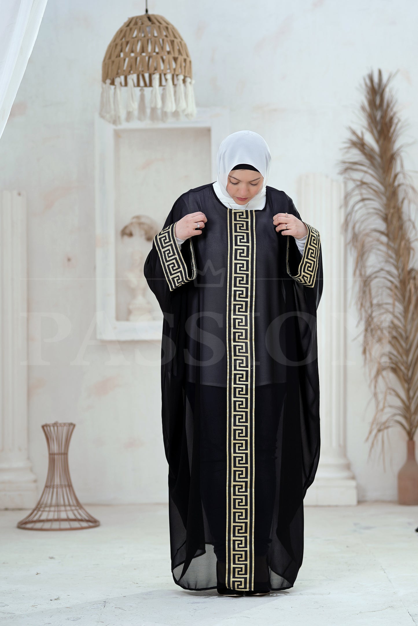 Versacea Elegance Chiffon Abaya