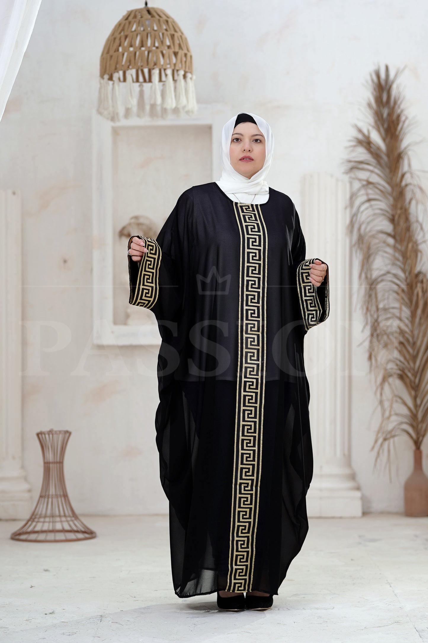 Versacea Elegance Chiffon Abaya