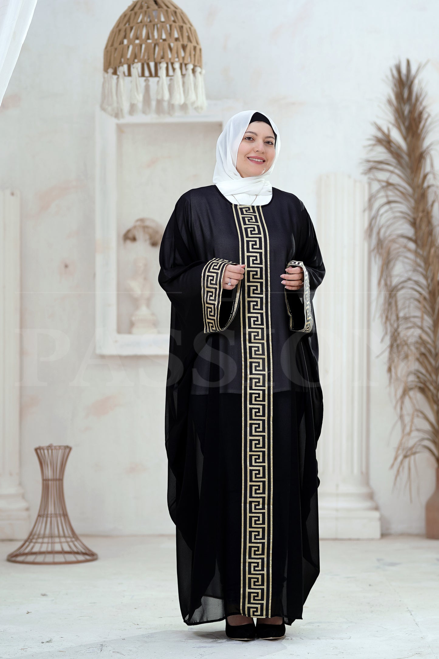 Versacea Elegance Chiffon Abaya