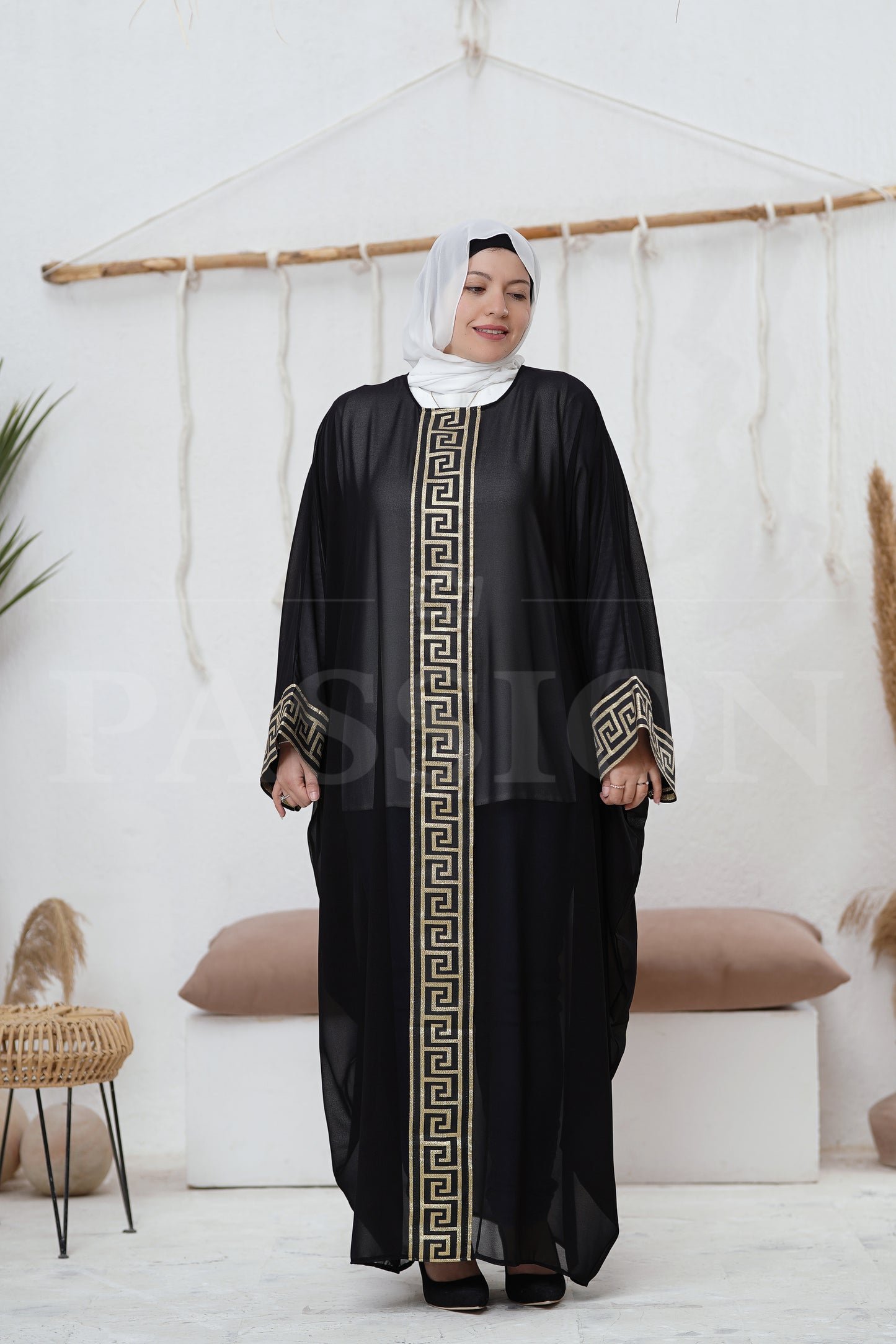 Versacea Elegance Chiffon Abaya
