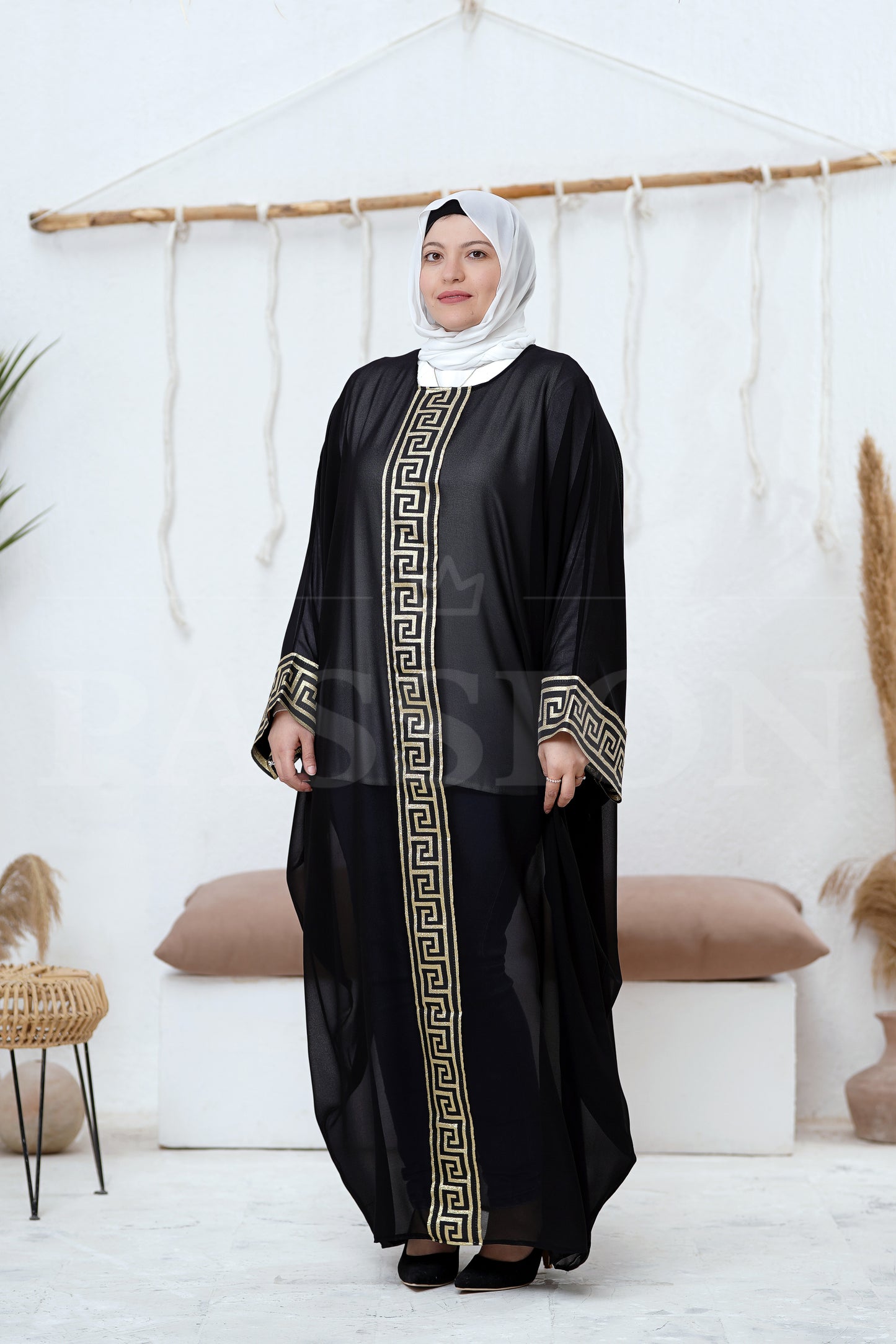 Versacea Elegance Chiffon Abaya